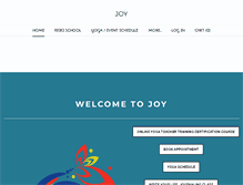 Tablet Screenshot of journeyomyoga.com